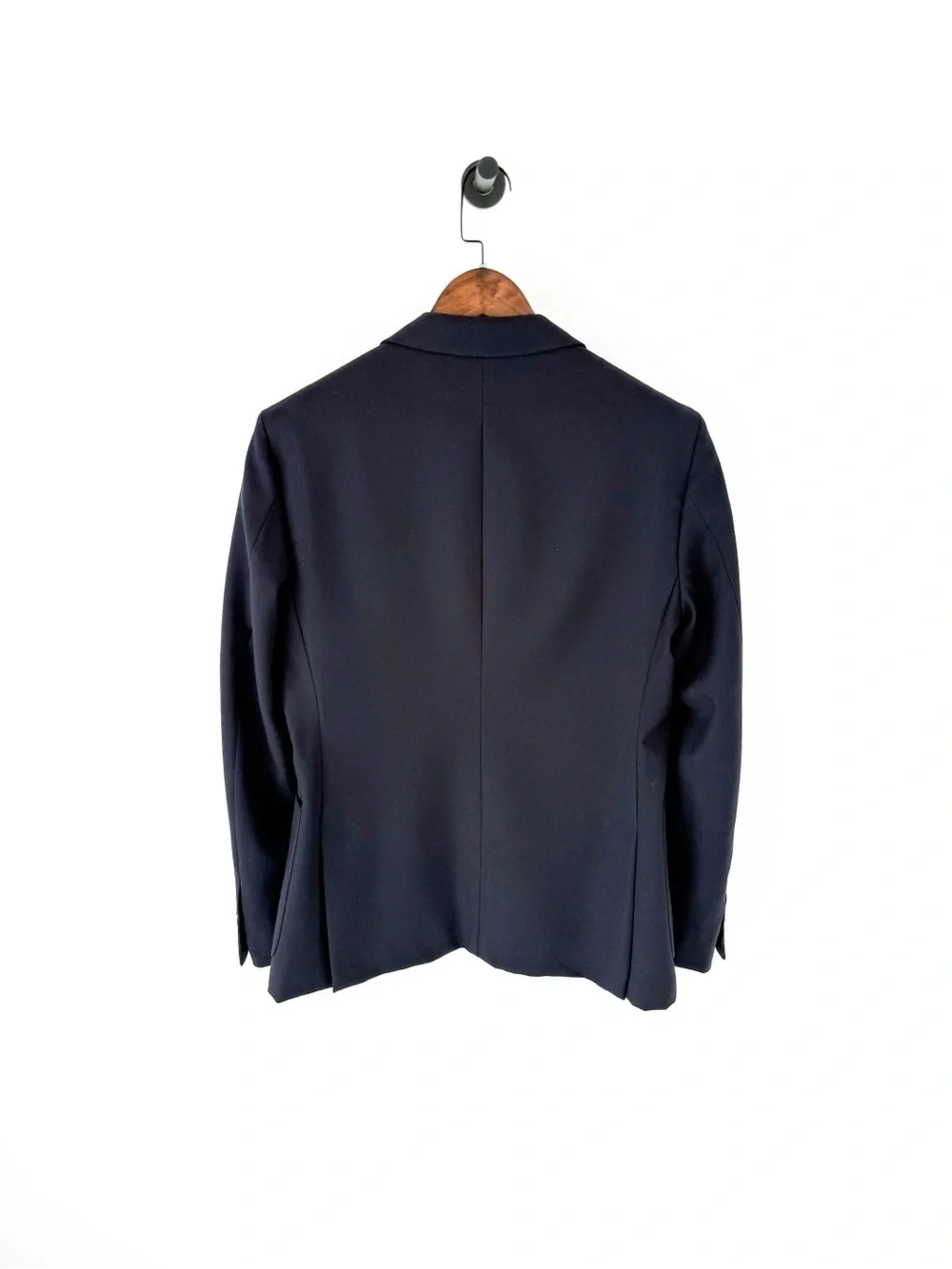 Prada Gabardine Navy Single-Breasted Sport Coat Me's Blazer Italian 38R